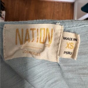 Nation LTD Powder Blue Knit Sweater Top